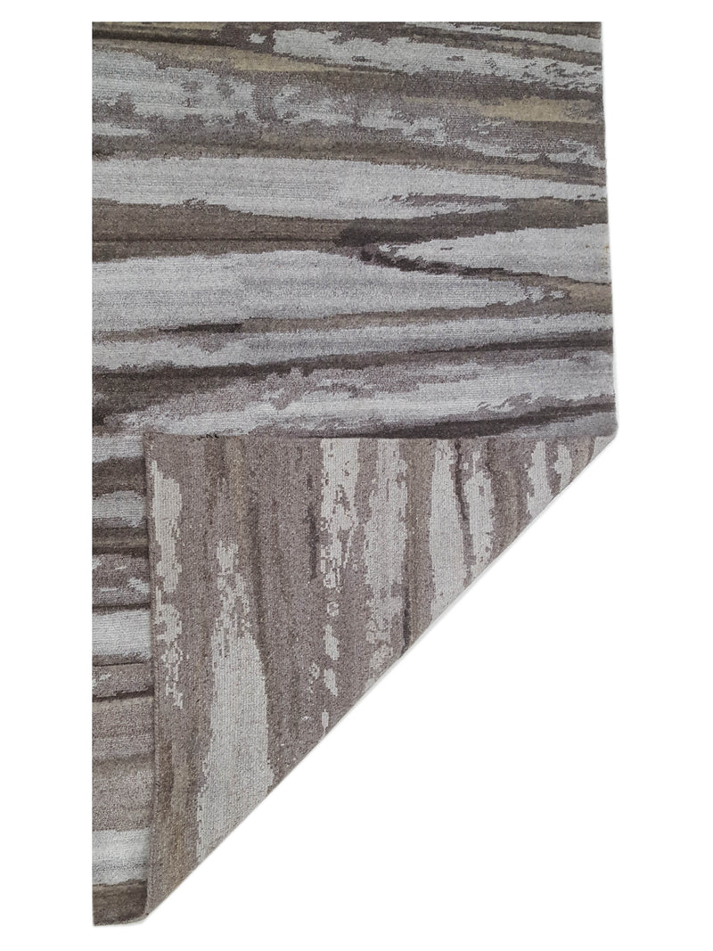 Pacific Nepoli RM-40 Ivory Grey Modern Hand Knotted Rug