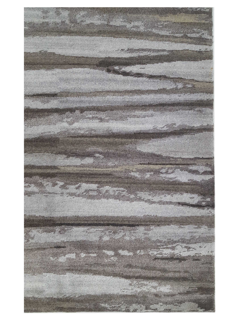 Pacific Nepoli RM-40 Ivory Grey Modern Hand Knotted Rug
