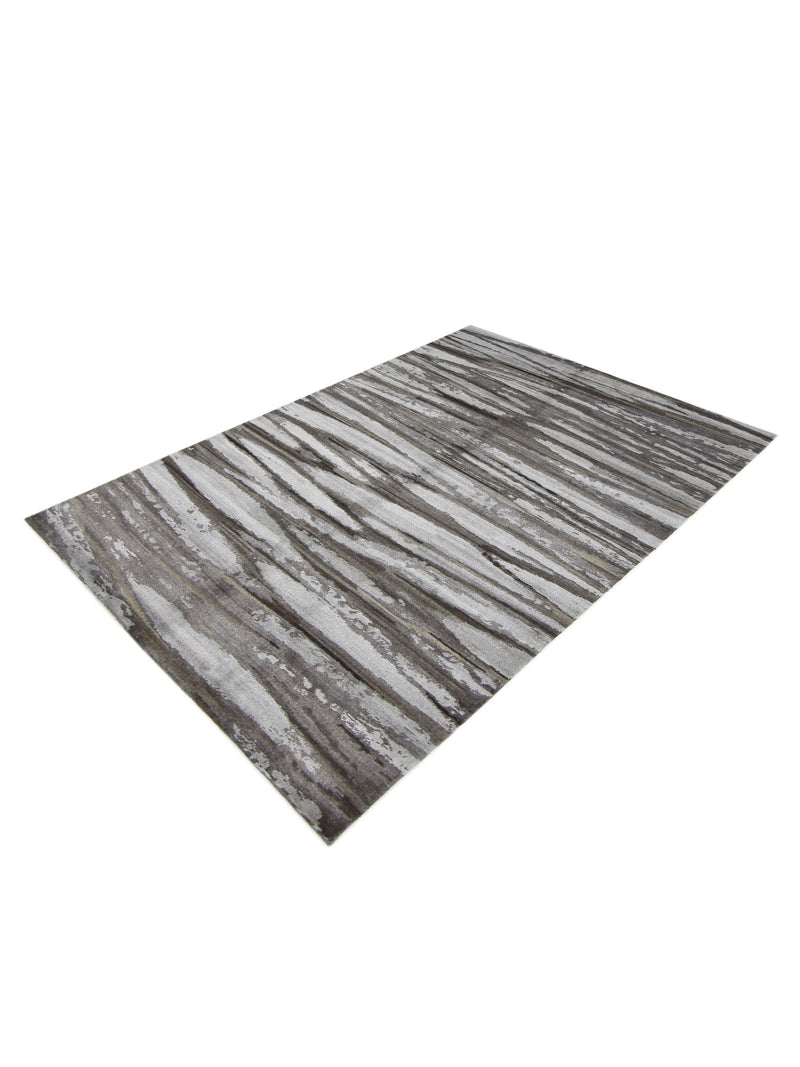 Pacific Nepoli RM-40 Ivory Grey Modern Hand Knotted Rug
