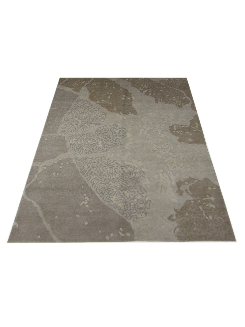 Pacific Nepoli RM-42 Latte Latte Modern Hand Knotted Rug
