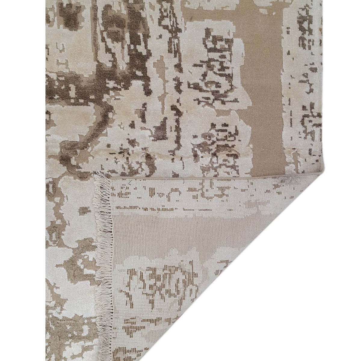 Pacific Nepoli NEP-CRCA Cream Carmel Modern Hand Knotted Rug