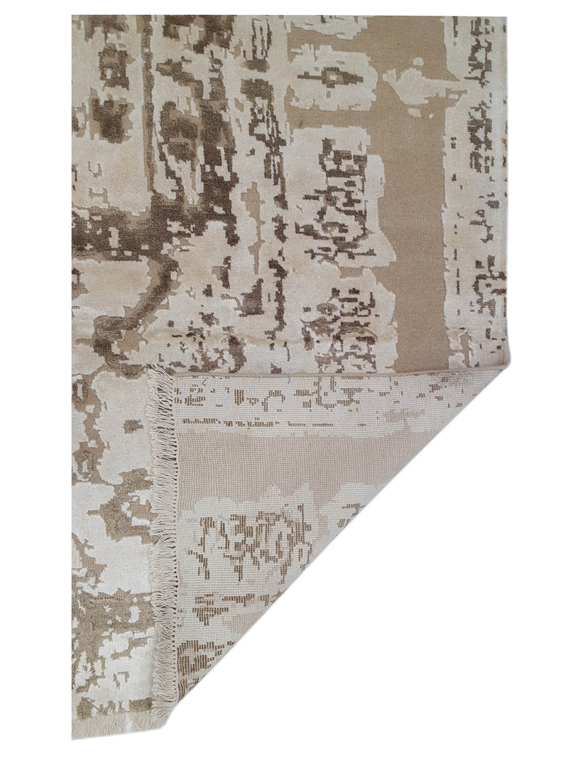 Pacific Nepoli NEP-CRCA Cream Carmel Modern Hand Knotted Rug