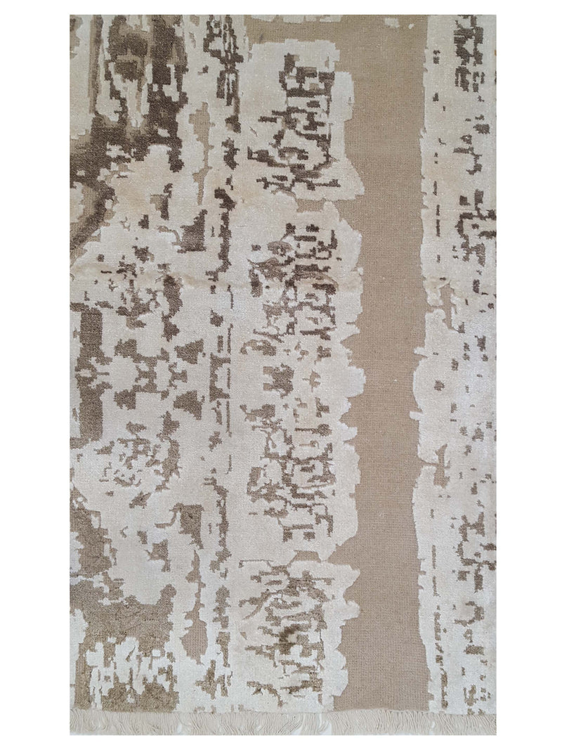 Pacific Nepoli NEP-CRCA Cream Carmel Modern Hand Knotted Rug