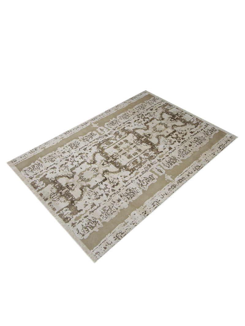 Pacific Nepoli NEP-CRCA Cream Carmel Modern Hand Knotted Rug
