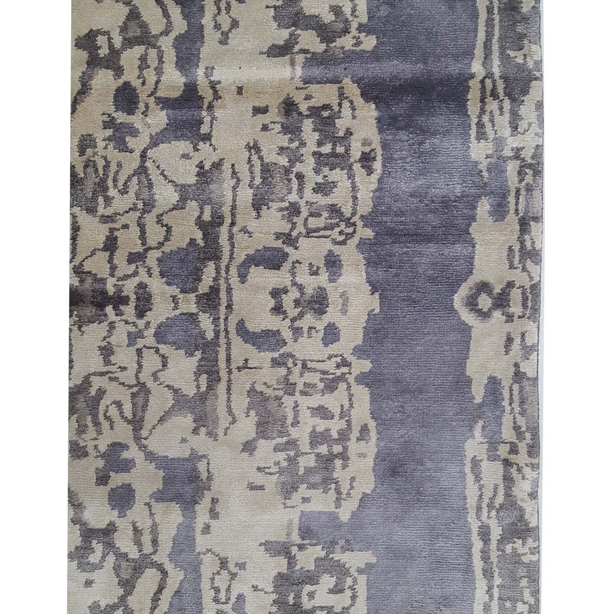 Pacific Nepoli NEP-CRLV Cream Lavender Modern Hand Knotted Rug