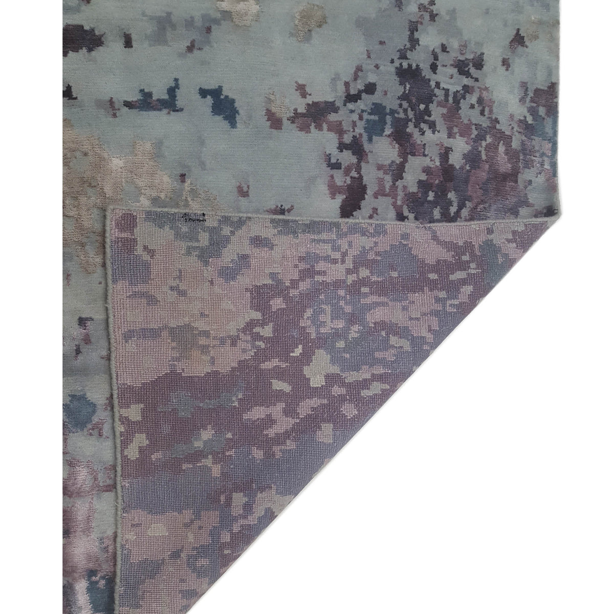 Pacific Nepoli RM-46 Purple Aqua Modern Hand Knotted Rug