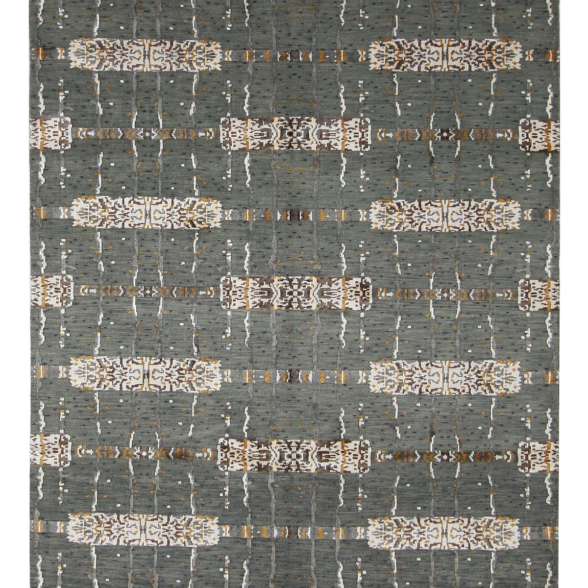Pacific Nepoli  Olive Green Ivory Modern