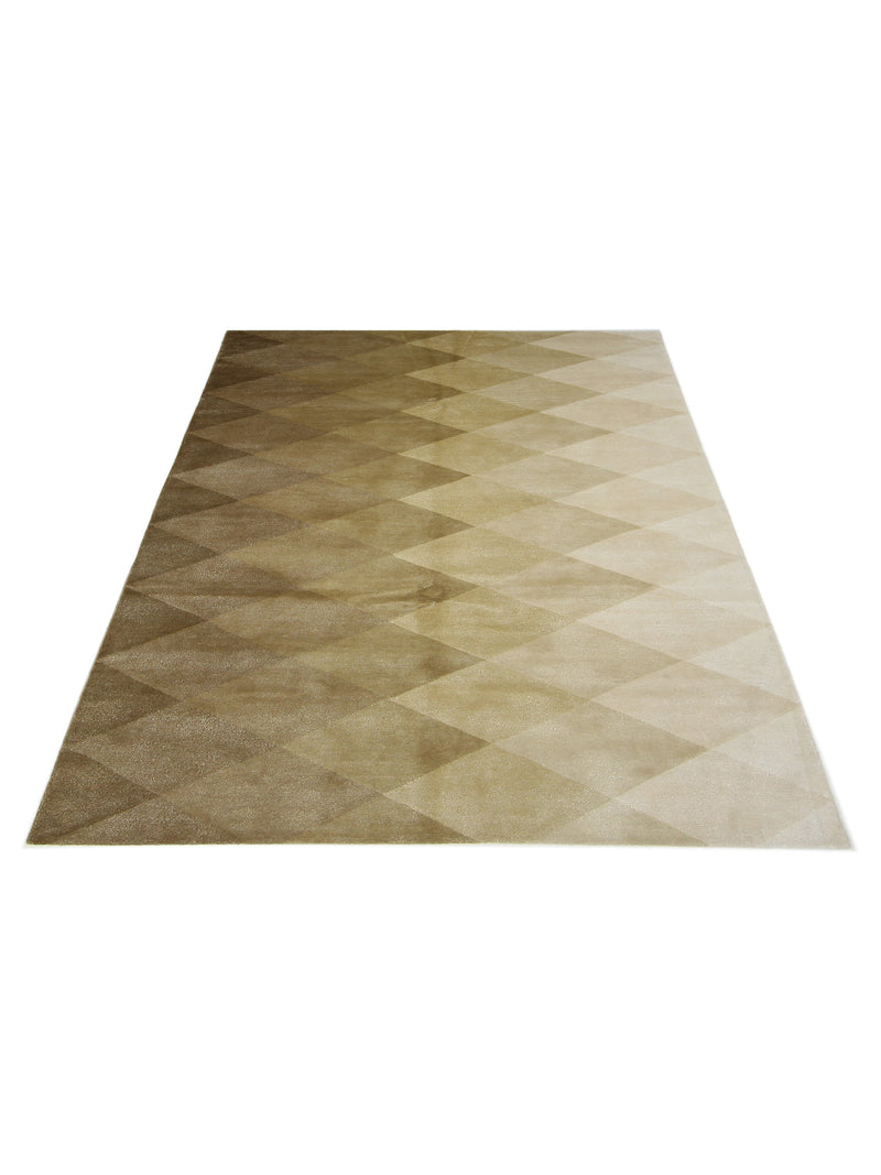Pacific Nepoli NEP-CRGD Cream Gold Modern Hand Knotted Rug