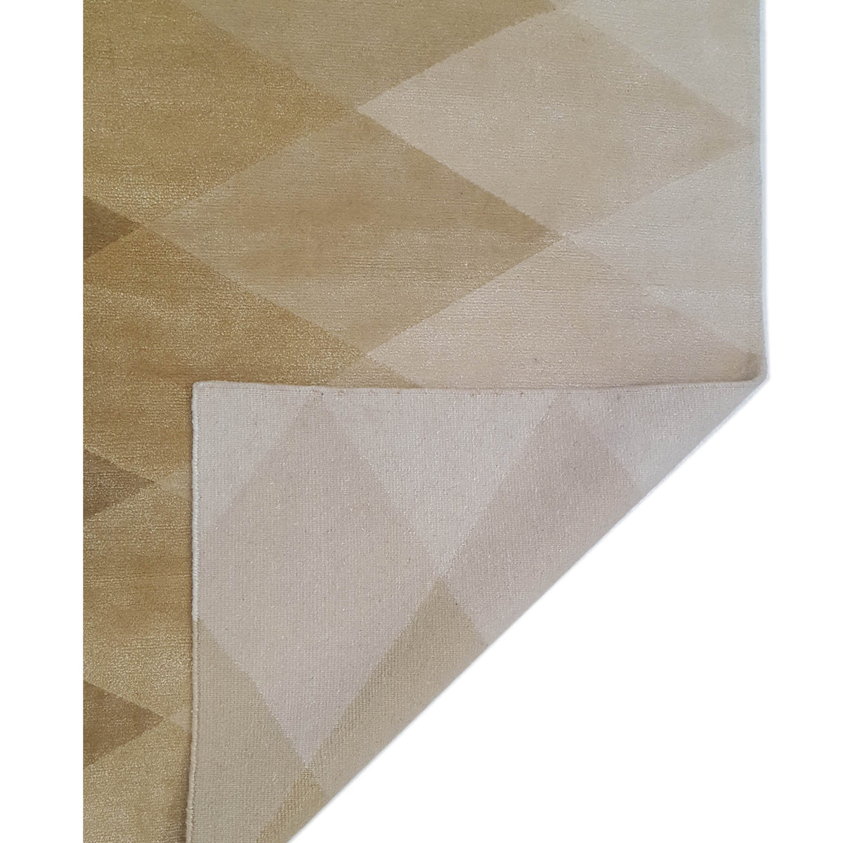 Pacific Nepoli NEP-CRGD Cream Gold Modern Hand Knotted Rug
