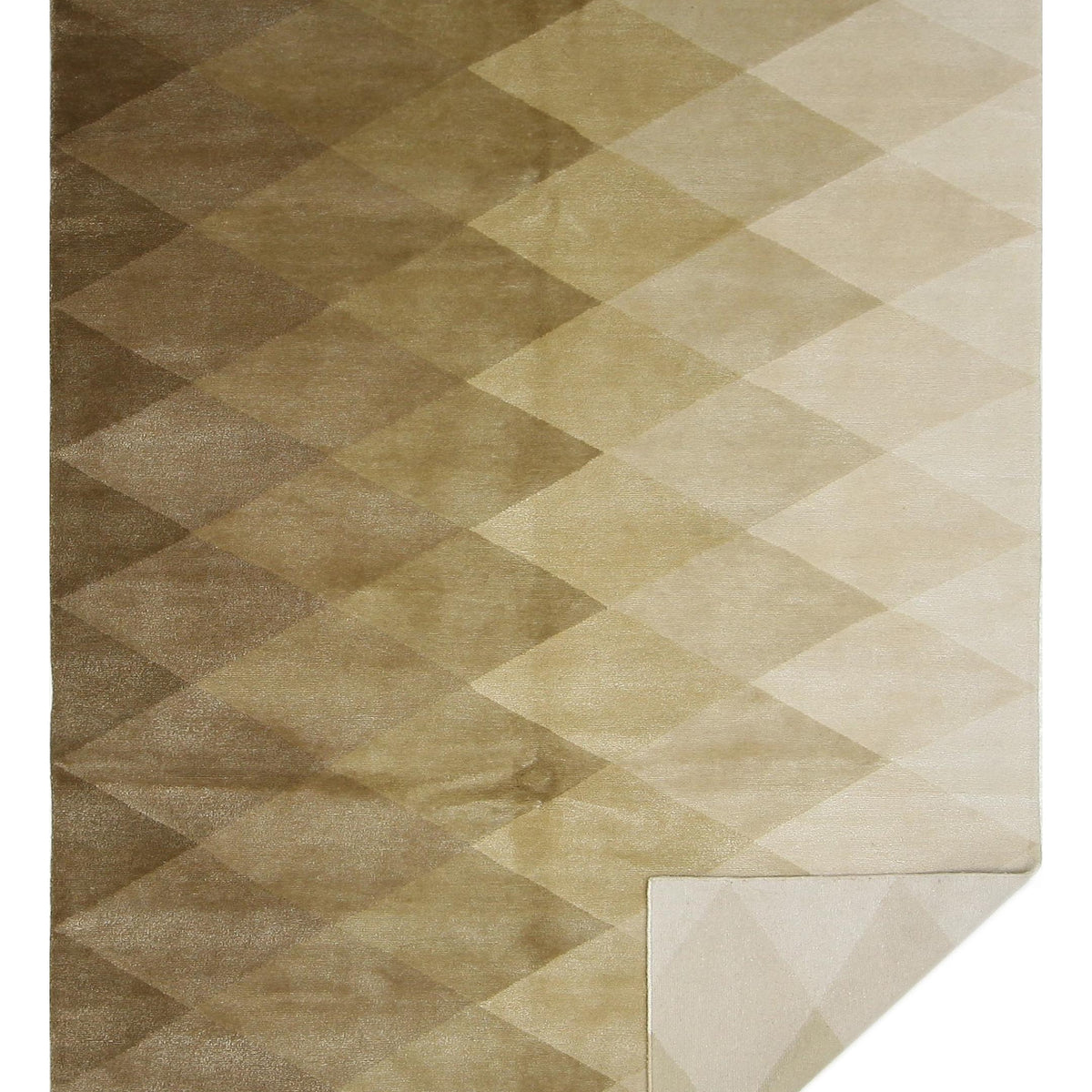 Pacific Nepoli NEP-CRGD Cream Gold Modern Hand Knotted Rug