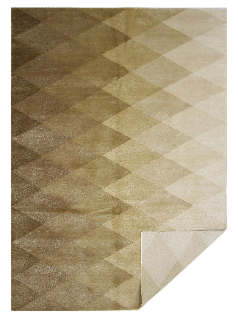 Pacific Nepoli NEP-CRGD Cream Gold Modern Hand Knotted Rug