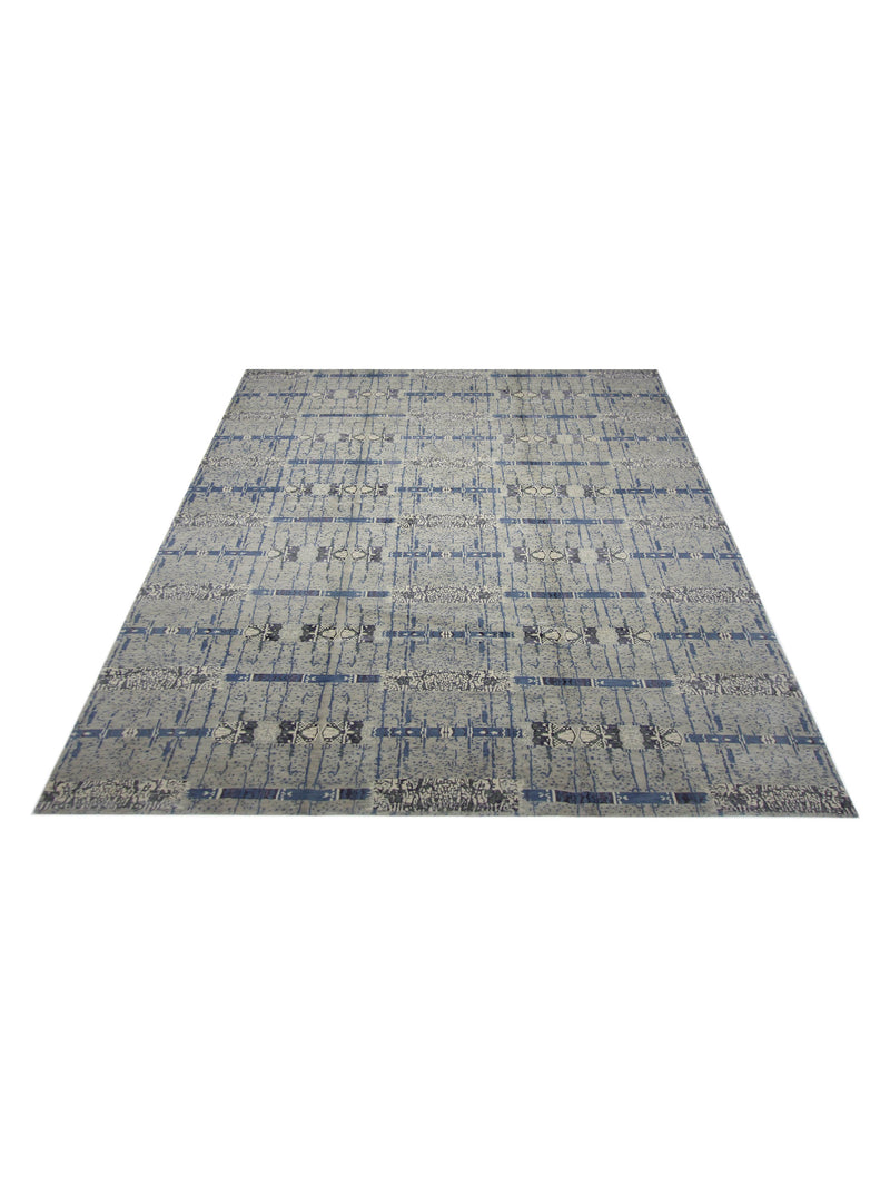 Pacific Nepoli RM-50 Blue Grey Modern Hand Knotted Rug