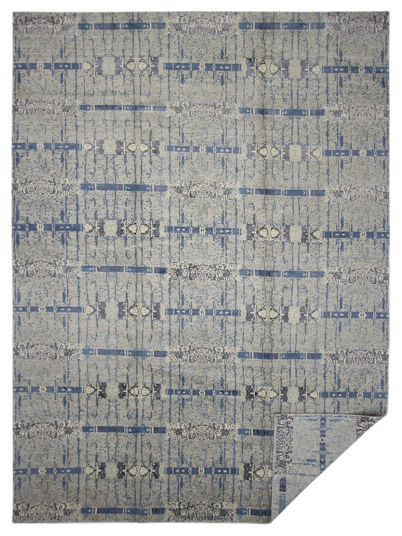 Pacific Nepoli RM-50 Blue Grey Modern Hand Knotted Rug