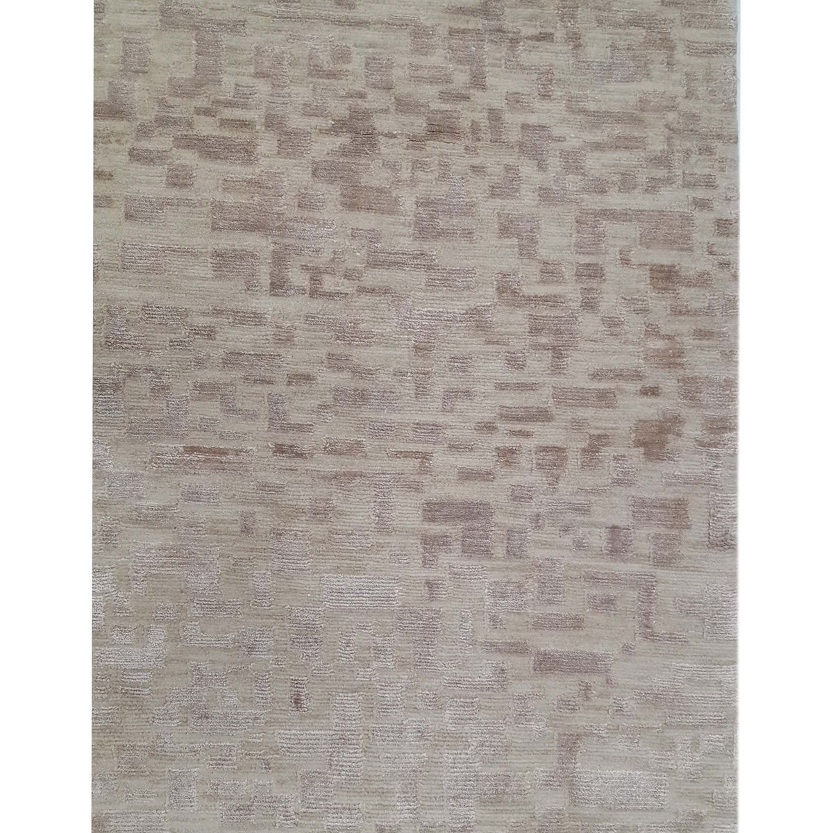 Pacific Nepoli NEP-TARO Tan Rosewood Modern Hand Knotted Rug