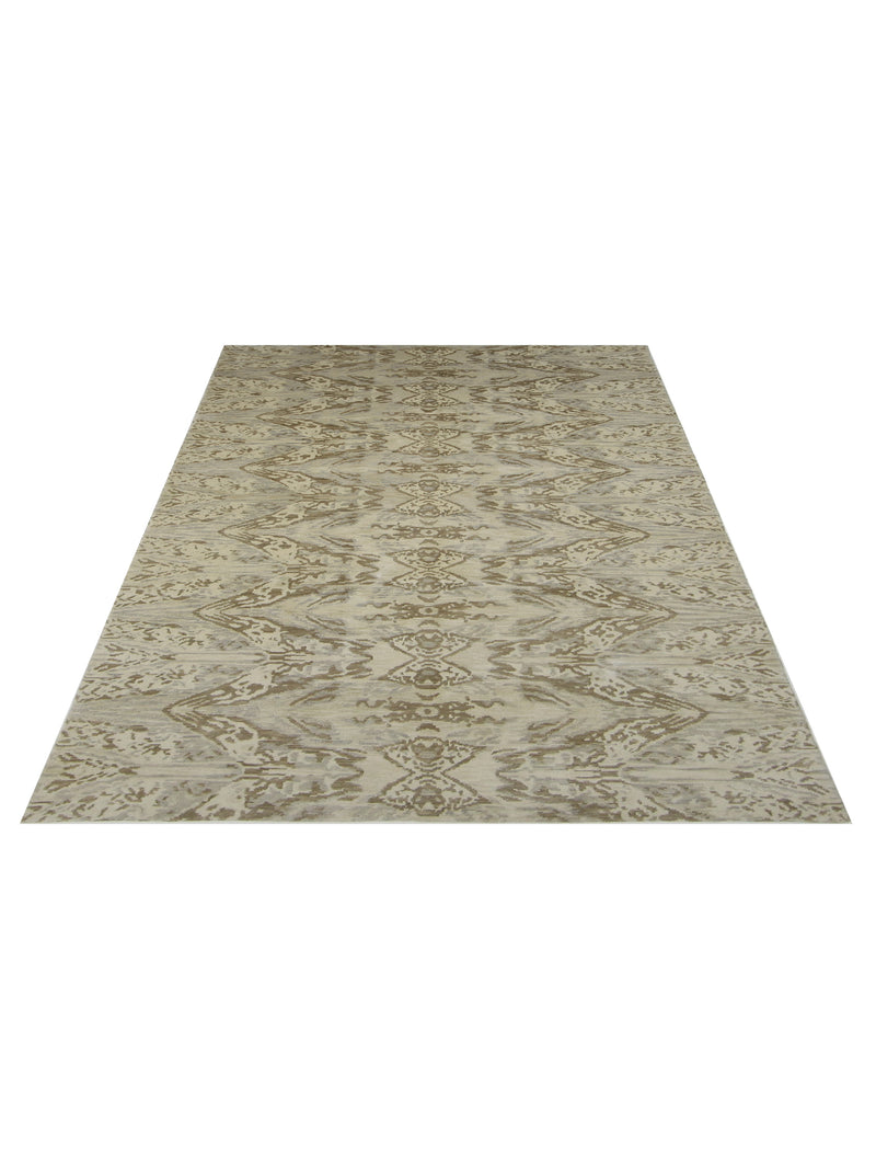 Pacific Nepoli RM-52 Cream Olive Modern Hand Knotted Rug