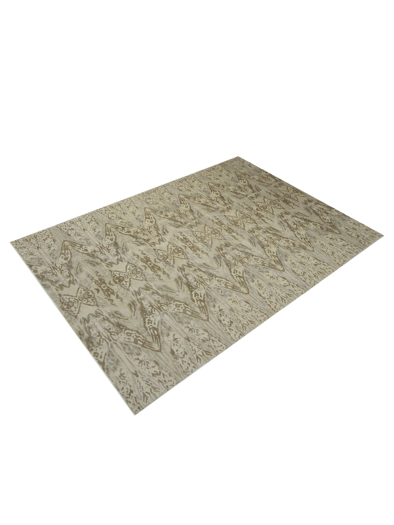 Pacific Nepoli RM-52 Cream Olive Modern Hand Knotted Rug