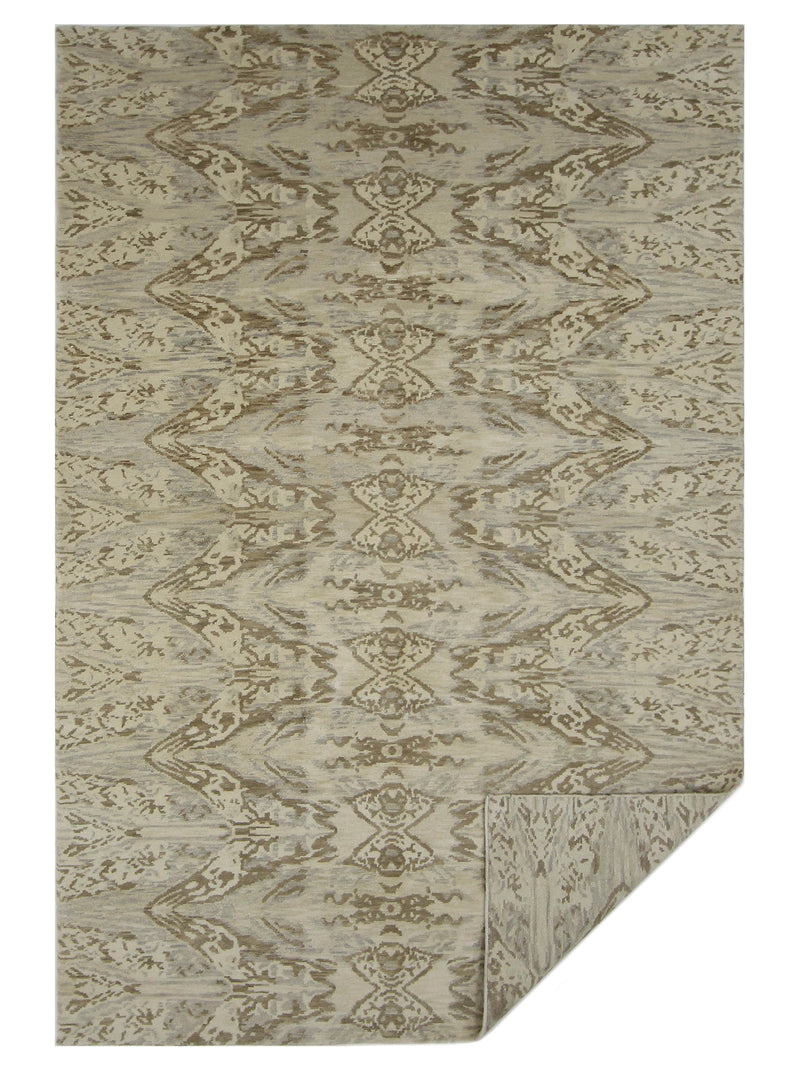 Pacific Nepoli RM-52 Cream Olive Modern Hand Knotted Rug