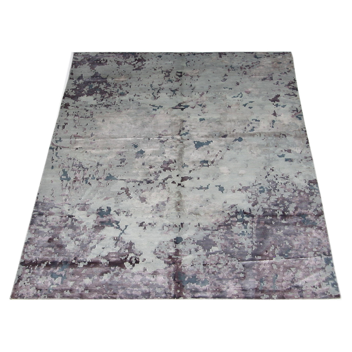 Pacific Nepoli RM-46 Purple Aqua Modern Hand Knotted Rug