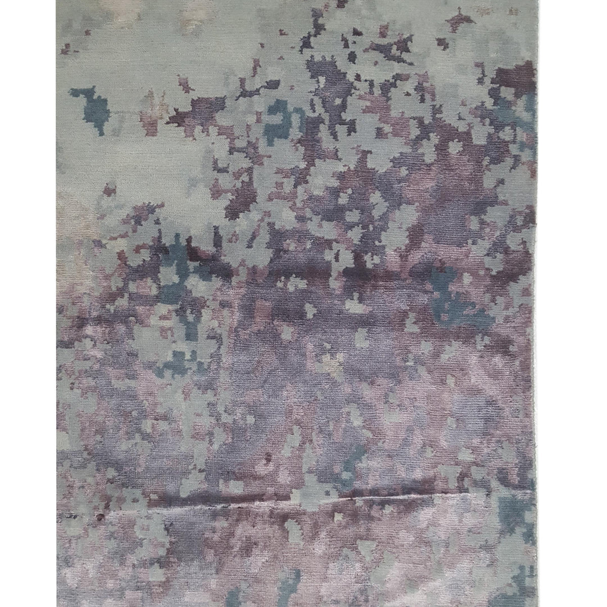 Pacific Nepoli RM-46 Purple Aqua Modern Hand Knotted Rug