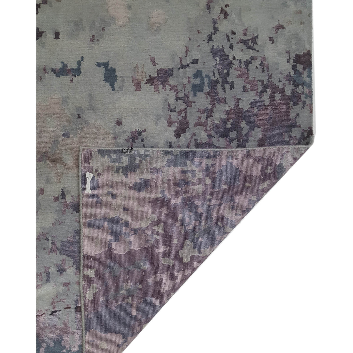 Pacific Nepoli RM-46 Purple Aqua Modern Hand Knotted Rug