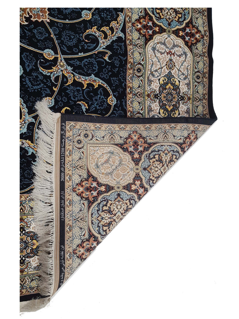 Aira Heirloom 42731 Navy Ivory Traditional Power Loom Rug
