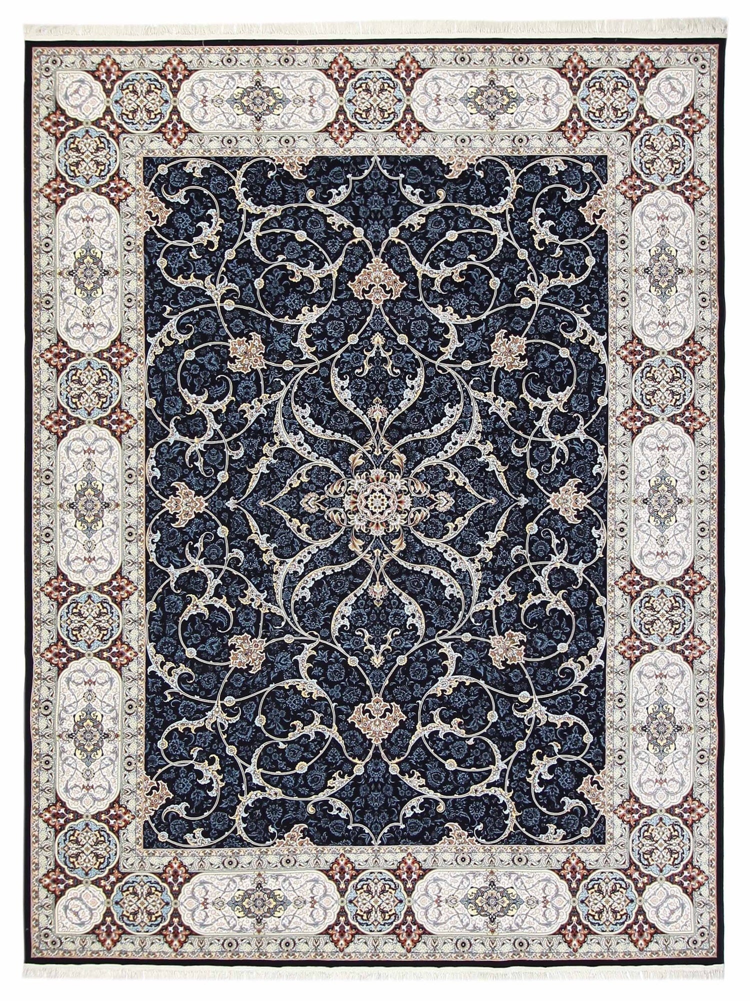 Aira Heirloom  Navy Ivory Traditional