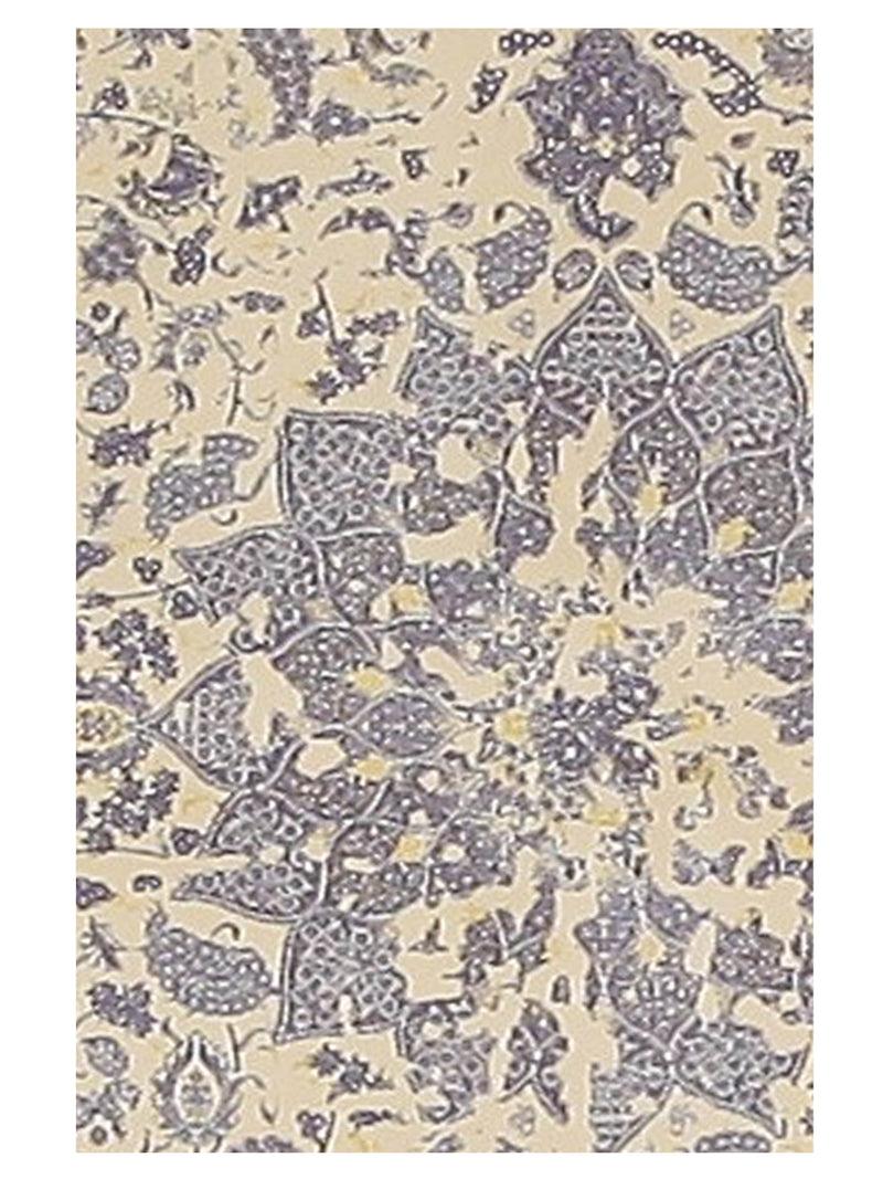 Aira Artisan Heirloom 42748 Ivory Purple Modern Hand Loom Rug