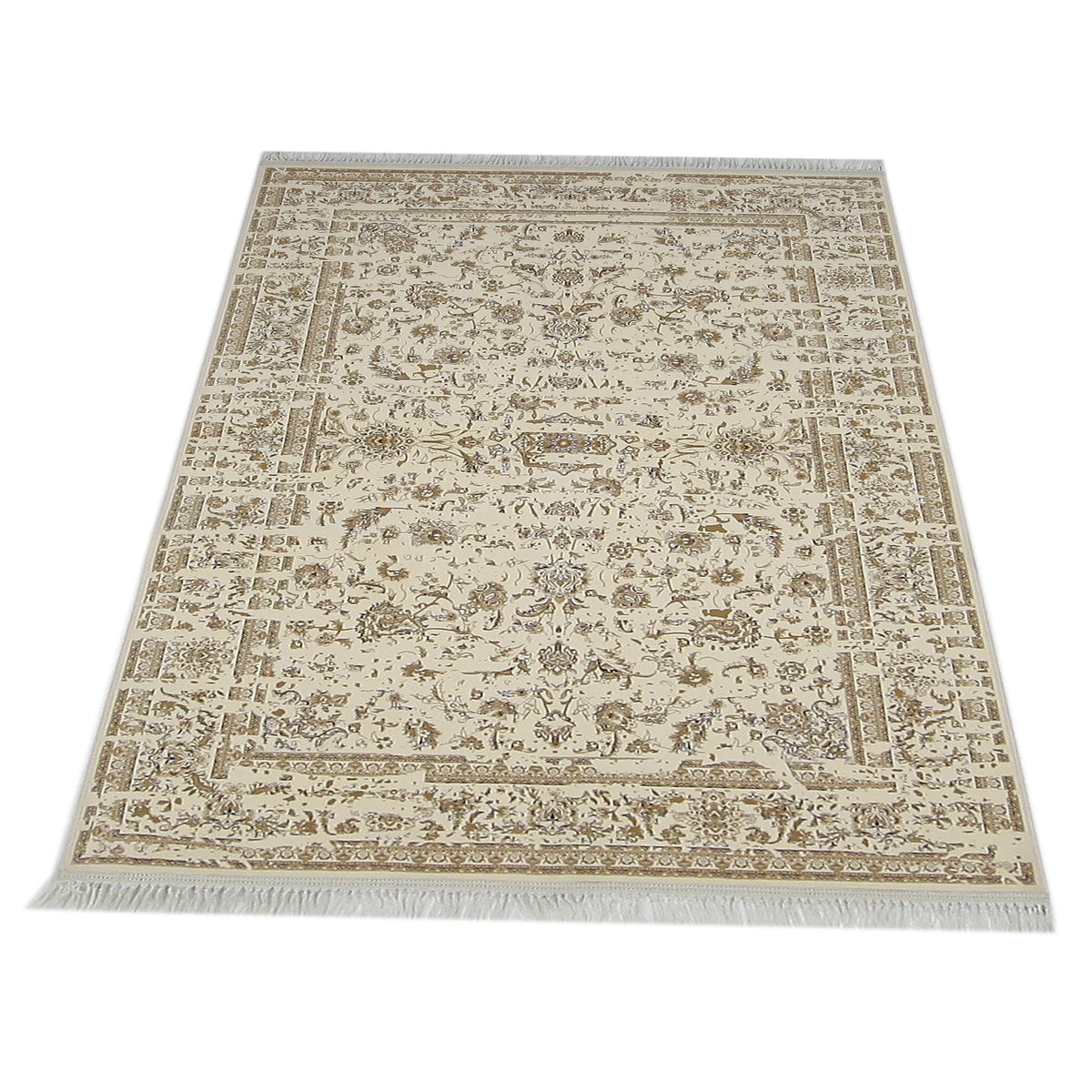 Aira Artisan Heirloom 42749 Ivory Khaki Modern Hand Loom Rug