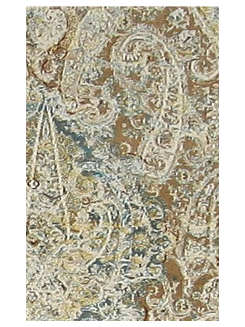 Aira Artisan Heirloom 42757 Camel Ivory Modern Hand Loom Rug