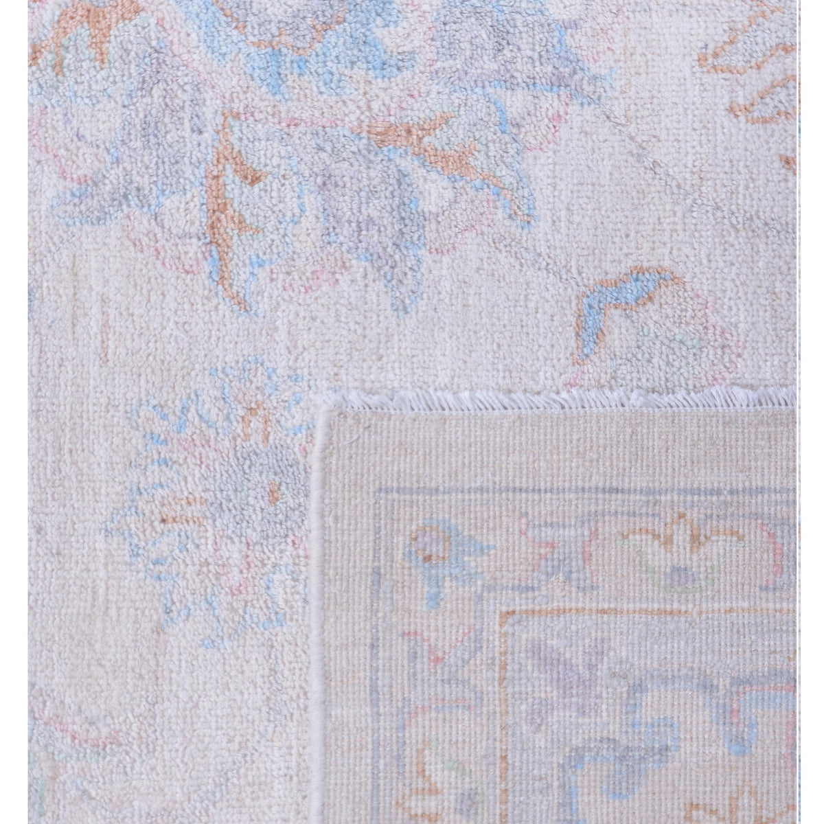 Pacific Ziegler 42779 Ivory Grey Transitional Hand Knotted Rug