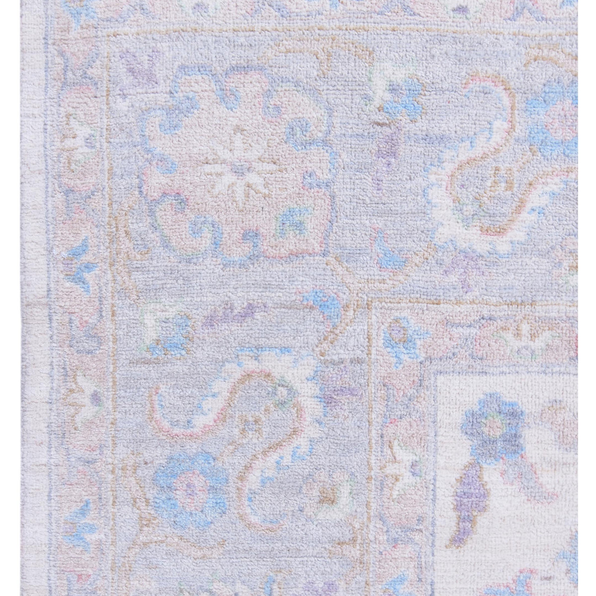 Pacific Ziegler 42780 Ivory Grey Transitional Hand Knotted Rug