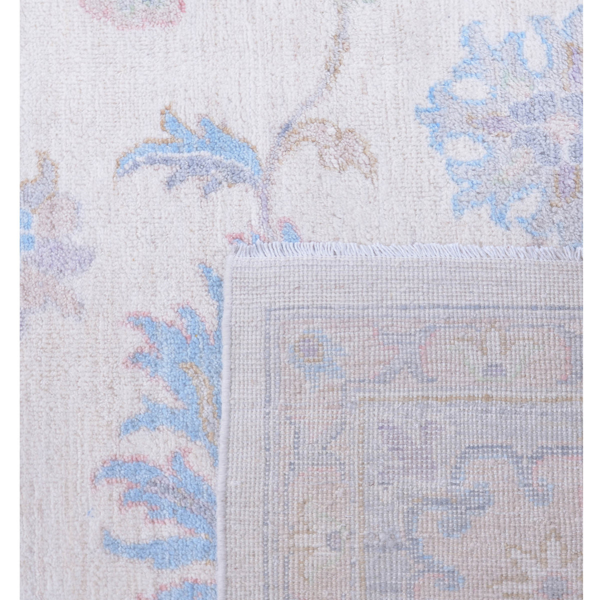 Pacific Ziegler 42780 Ivory Grey Transitional Hand Knotted Rug