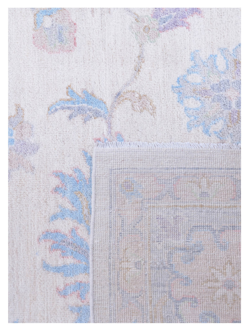 Pacific Ziegler 42780 Ivory Grey Transitional Hand Knotted Rug