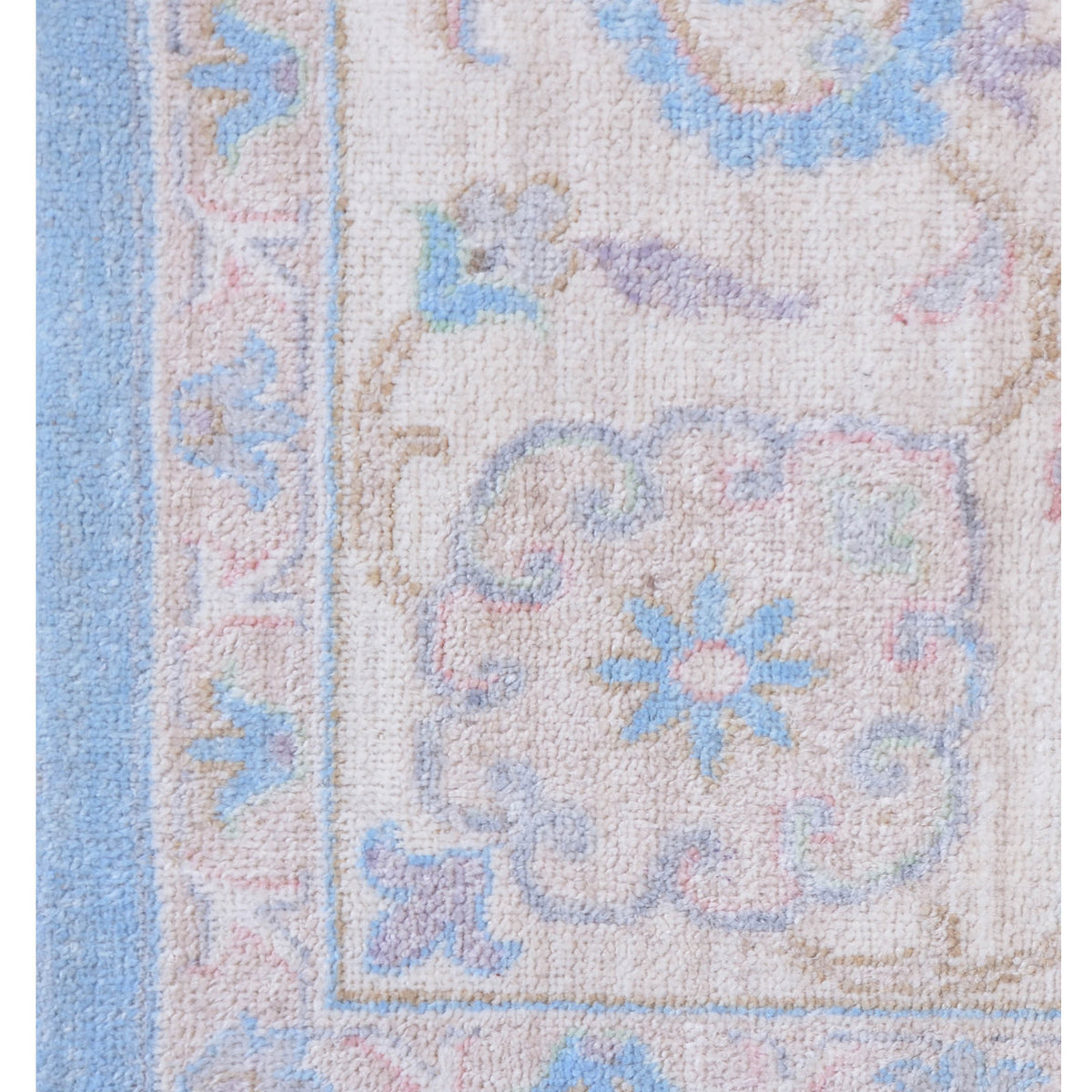 Pacific Ziegler 42785 Blue Ivory Transitional Hand Knotted Rug