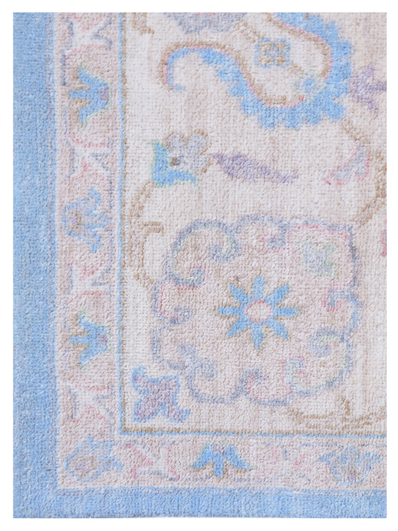Pacific Ziegler 42785 Blue Ivory Transitional Hand Knotted Rug