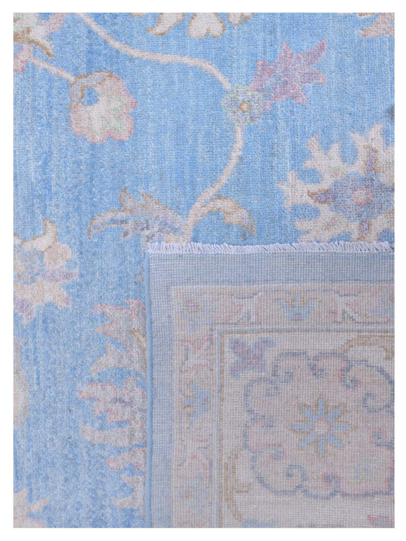 Pacific Ziegler 42785 Blue Ivory Transitional Hand Knotted Rug