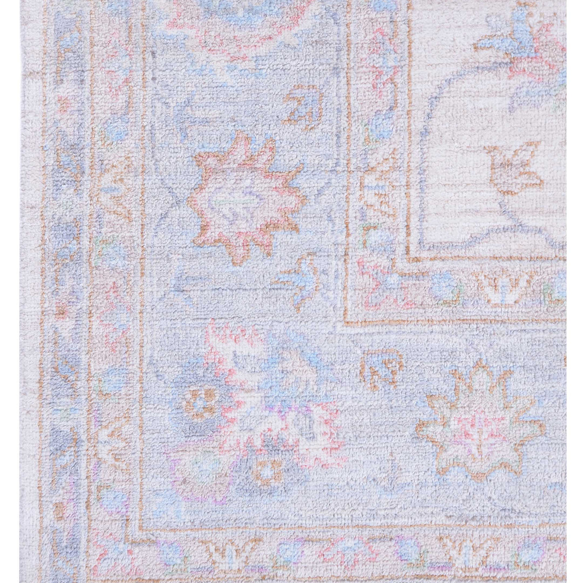 Pacific Ziegler 42789 Ivory Grey Transitional Hand Knotted Rug