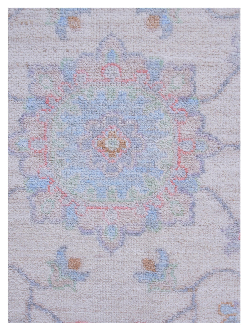 Pacific Ziegler 42789 Ivory Grey Transitional Hand Knotted Rug