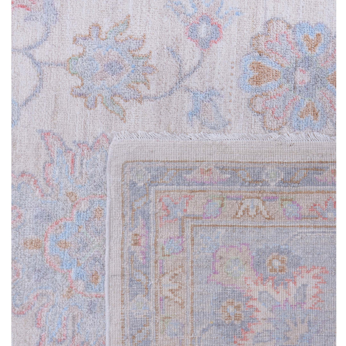 Pacific Ziegler 42789 Ivory Grey Transitional Hand Knotted Rug