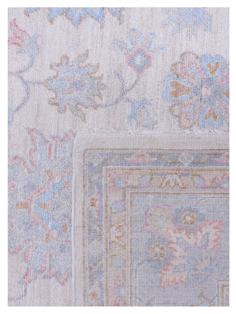 Pacific Ziegler 42789 Ivory Grey Transitional Hand Knotted Rug