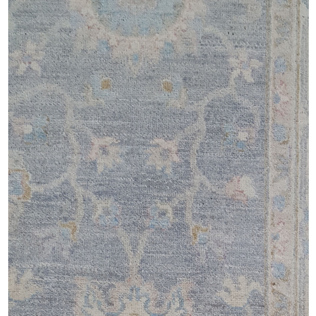 Pacific Ziegler 42794 Grey Ivory Transitional Hand Knotted Rug