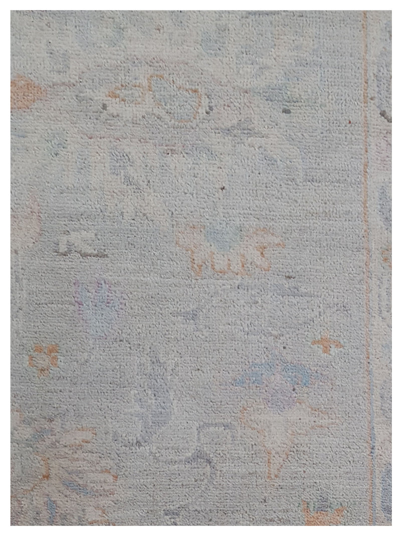 Pacific Ziegler 42802 Grey Ivory Transitional Hand Knotted Rug