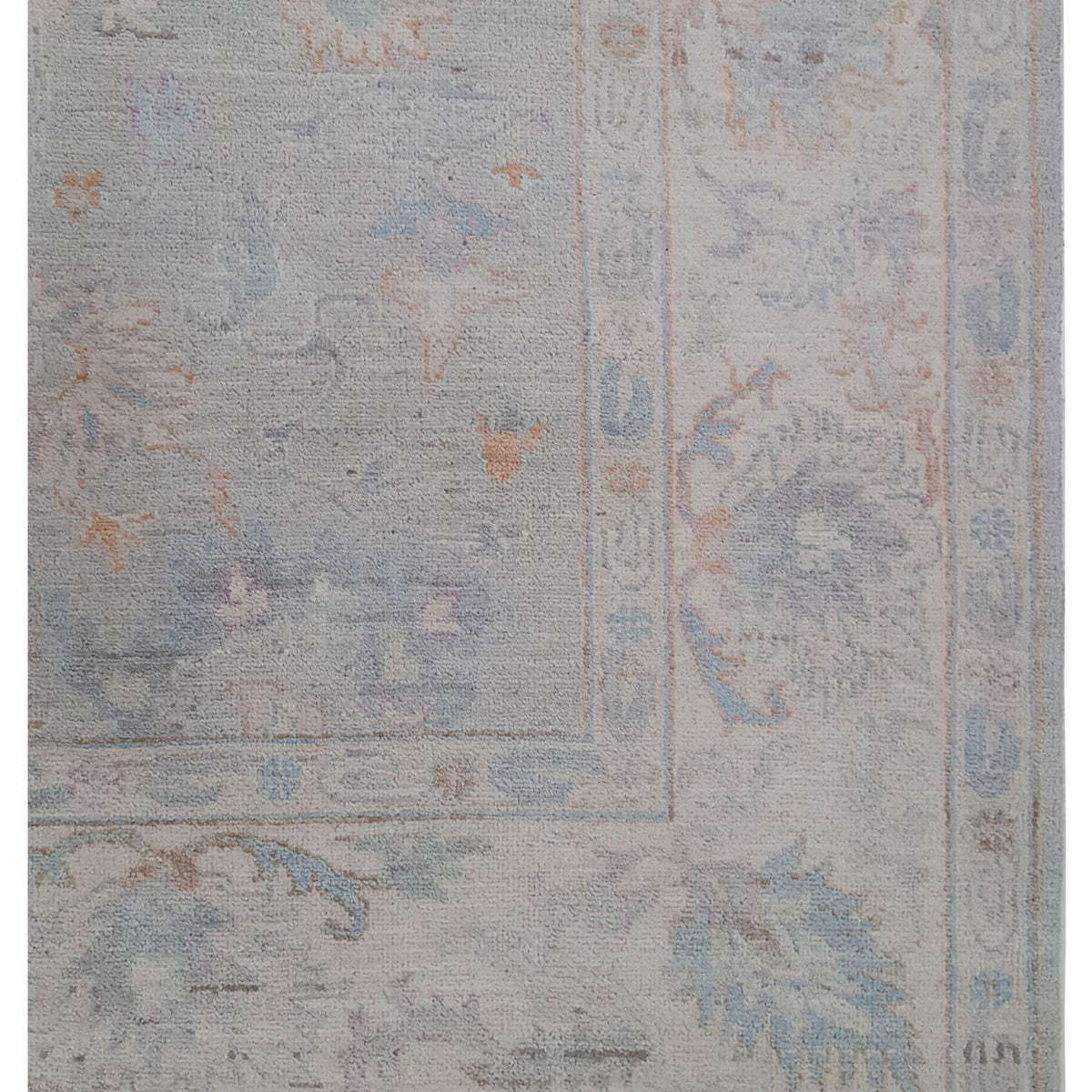 Pacific Ziegler 42802 Grey Ivory Transitional Hand Knotted Rug