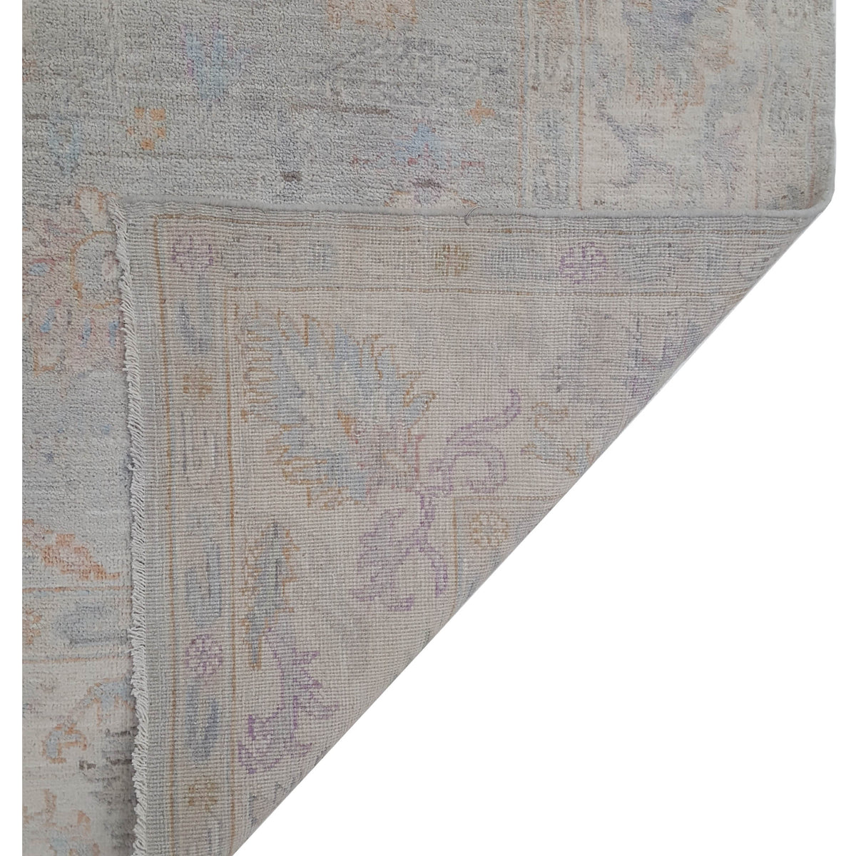 Pacific Ziegler 42802 Grey Ivory Transitional Hand Knotted Rug