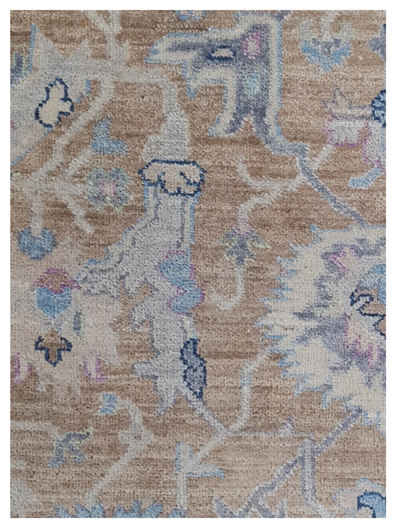 Pacific Ziegler 42810 Lt.Brown Ivory Transitional Hand Knotted Rug