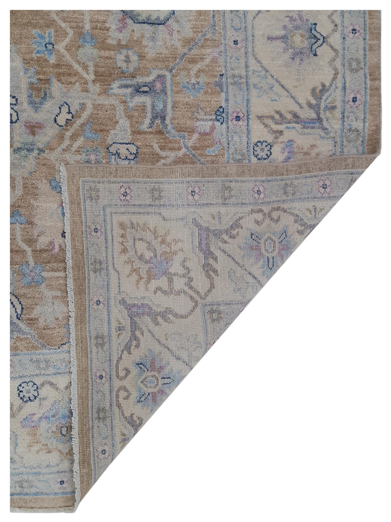 Pacific Ziegler 42810 Lt.Brown Ivory Transitional Hand Knotted Rug