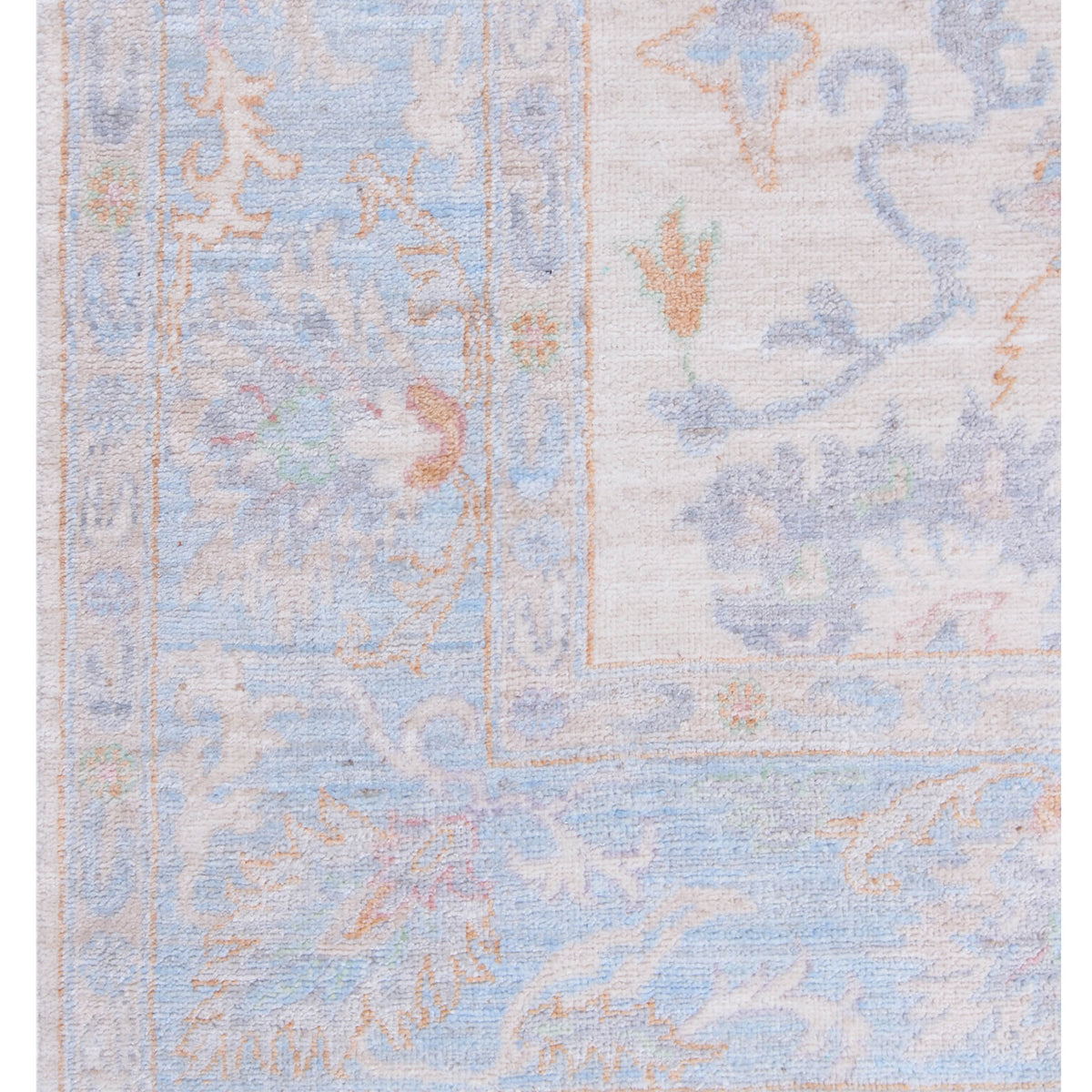 Pacific Ziegler 42812 Ivory Grey Transitional Hand Knotted Rug