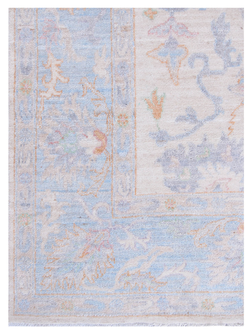 Pacific Ziegler 42812 Ivory Grey Transitional Hand Knotted Rug