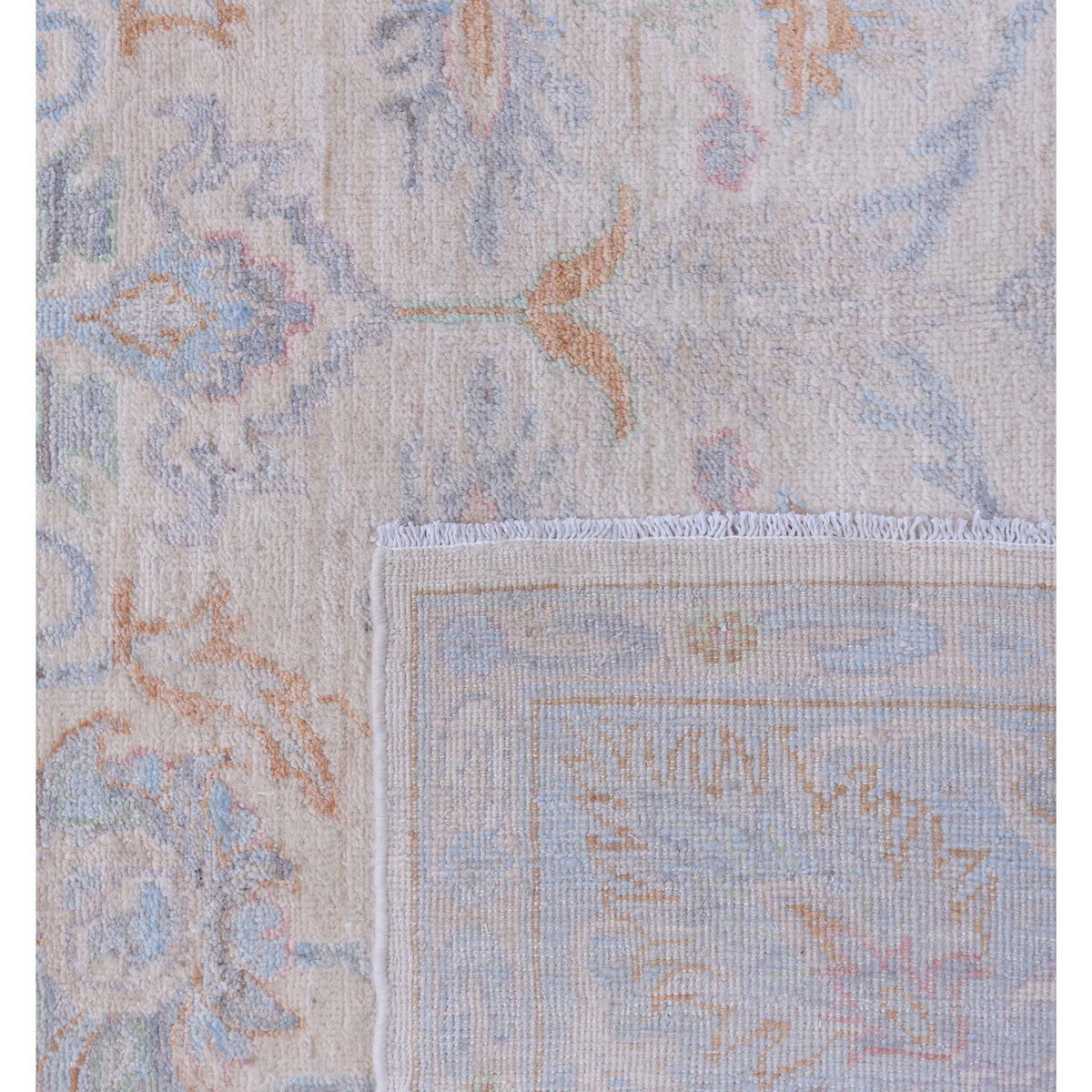 Pacific Ziegler 42812 Ivory Grey Transitional Hand Knotted Rug