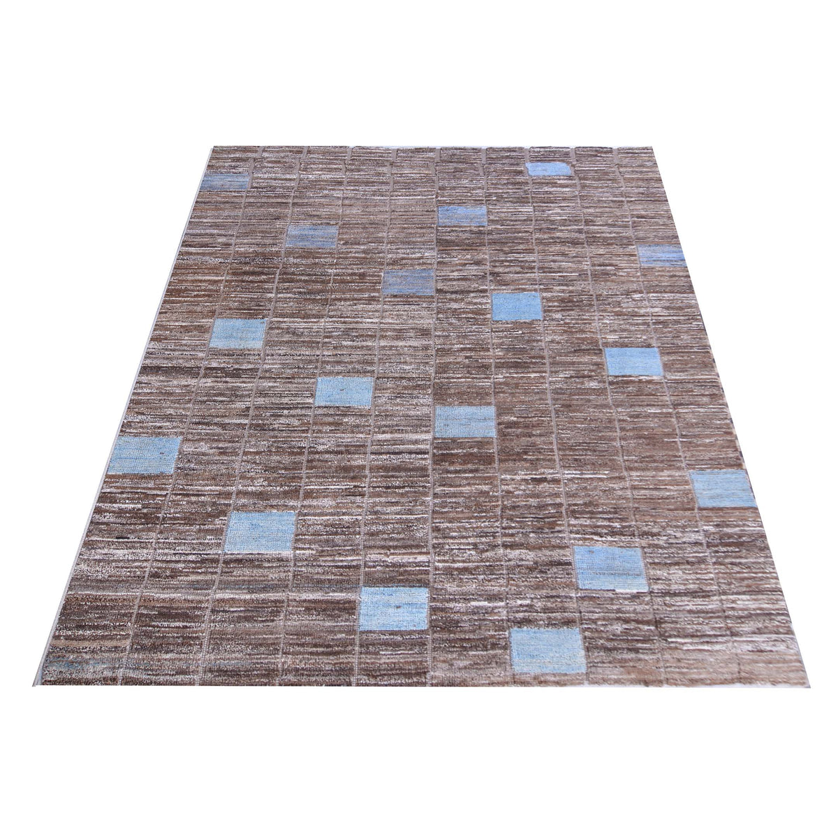 Pacific Moroccan 42814 Natural Blue Transitional Hand Knotted Rug